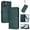 Dark green, variant on for Moto G Power 2025 Wallet Case, Leather Multiple Card Stand Business Protective Phone Cover