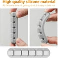 thumbnail image 5 of Desk Accessories for Charging Organizer - 5 Packs Computer Desk Accessories and Adhesive Cord Organizer for Cable Holder Cleans Up Messy Wires at Home, Car and Office (7-5-3-1-1 Slots), 5 of 6