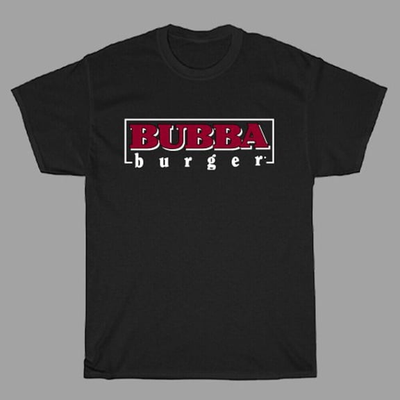 Bubba Burger Men's Black T-Shirt Size S to 3XL