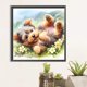 thumbnail image 4 of Pintura de diamante 5D DIY, taladro redondo completo, Kit de Yorkshire Terrier, decoración del hogar, 40x40cm, 4 of 9