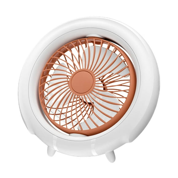 Xihbxyly Ventilador de Luz Nocturna, Ventilador de Circulación Inteligente Multifunción, Brillo y Velocidad Ajustables, Funcionamiento Silencioso, Luz Led Que Protege Los Ojos, Diseño Versátil para C