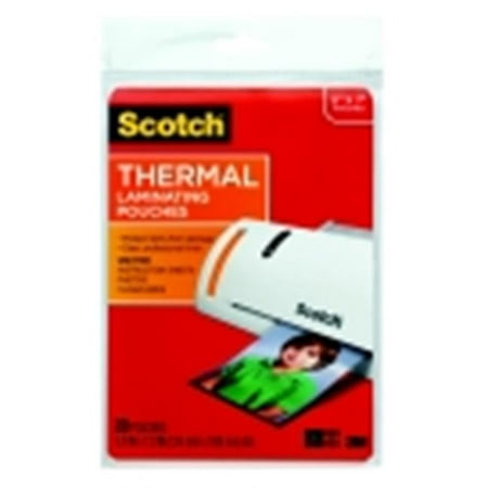 Scotch Pouches Thermal For Items Up To 5 x 7 In., Pack Of