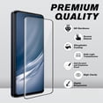 thumbnail image 3 of 3 Pack for Motorola Moto Edge 2024 Screen Protector,HD Tempered Glass,3D full Coverage,9H Hardness,Anti-Scratch,Bubble Free, 3 of 7