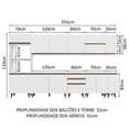 thumbnail image 3 of Cocina Integral Completa Modular Madesa Sabrina 355cm BB, 3 of 5