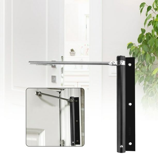 Home Door Closer,Aluminum Adjust Strength Automatic Automatic Door