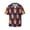 American Football And Fire Flames, variant on American Football and Fire Flames Print Men's Wrinkle Free Untucked Cuban Shirt Business Casual Button Down Shirts Short Sleeve Shirt