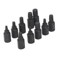 thumbnail image 1 of Damaged Screw Remover, Broken Screw Extractor Set Black Chrome Vanadium Steel Time Saving 10Pcs Portable  for Studs for Power Tools, 1 of 7