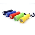 thumbnail image 1 of 5-Pack Mini Torch Flashlight Portable Non-Slip Design for Kids and Adults - Bright White Rubber Coating, 1 of 5