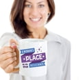 thumbnail image 2 of A Woman's Place Is In The Resistance Feminism Quote Novelty Coffee & Tea Gift Mug Cup, Collection Stuff, Office Desk Decor, Accessories & Ornament For A Radical Feminist, Girls, Ladies & Women (15oz), 2 of 4