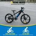 thumbnail image 5 of JOYSTAR Electric Bike for Teenagers, Ages 7+ with 250W Brushless Motor, 15 Miles 15MPH Electric Mountain Bicycle with Removable Battery, Multiple Colors, 5 of 6