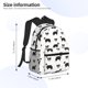 thumbnail image 2 of Easygdp Border Collie Dog Mochila Casual para Portátil, Mochila para Escuela, Viajes, Negocios, 2 of 6