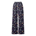 thumbnail image 4 of XINPING Couples Pajama Pants Halloween Matching Sets Holiday Pj Pants Cute Soft Pajama Pant with Pockets Lounge Relaxed Fit Comfort Daily Wear, 4 of 5
