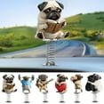 thumbnail image 3 of 2D Acrylic Cute Lapdog Spring Ornaments Car Desk Fun Multi-functional Decor, 3 of 9