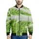 thumbnail image 4 of Chaqueta con cremallera y estampado 3D de hojas de repollo para hombre y mujer, sudadera informal holgada de manga larga, chaqueta bomber con cremallera para primavera y otoño, 4 of 5