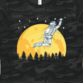 thumbnail image 4 of Inktastic Space Outerspace Moon and Astronaut Women's T-Shirt, 4 of 5