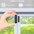 thumbnail image 2 of Sgokeen Wireless Door Sensor Door Entry Chime, Door Open Alert with 600ft Range LED Indicators Receivers + Sensors Wireless Door Alarm,58 Ringtones Black, 2 of 7