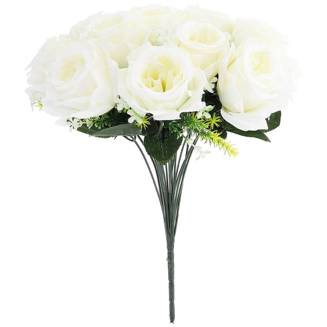Artificial Flowers for Cemetery Memorial Fake Flower Bouquet for Grave