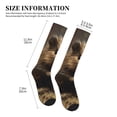 thumbnail image 2 of Lsque Football Loving Hamster Pattern Sport Compression Socks for Men & Women 15-20 mmHg Knee High Nurse Pregnant Running Medical and Travel Athletic, 2 of 6