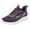 Purple, variant on WEAIXIMIUNG Women's Sneakers Size 7 Blue Women Sports Shoes Fashionable New Pattern Solid Color Breathable Mesh Comfortable Flat Bottom Casual Shoes