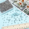thumbnail image 3 of 1000Pcs Tarnish Resistant 304 Stainless Steel Open Jump Rings Stainless Steel Color 5x0.8mm Inner Diameter: 3.4mm, 3 of 4