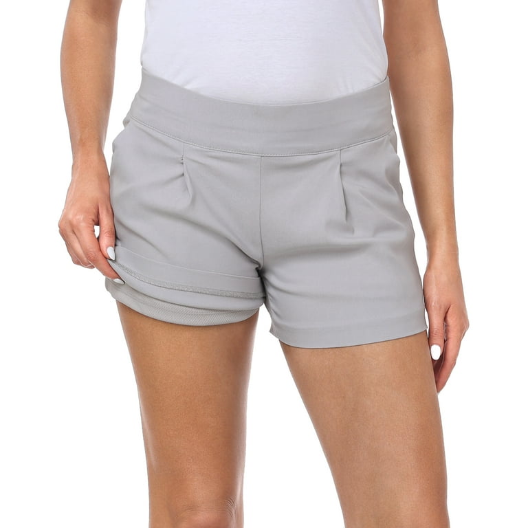HDE Women's Chino High Waisted Summer Dress Shorts, Cool HDE Women's Chino High Waisted Summer Dress Shorts, Cool