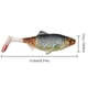 thumbnail image 5 of Señuelos Peces Mar Cebo Sábalo para Nadar Cebos Baño Con Cola Paleta 13 5 Cm/28g Pesca Lubina, 5 of 9