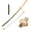 Yellow/White, variant on DEMON SLAYER - Mitsuri Kanroji Slayer Anime Wood Sword Katana w/Plastic Scabbard