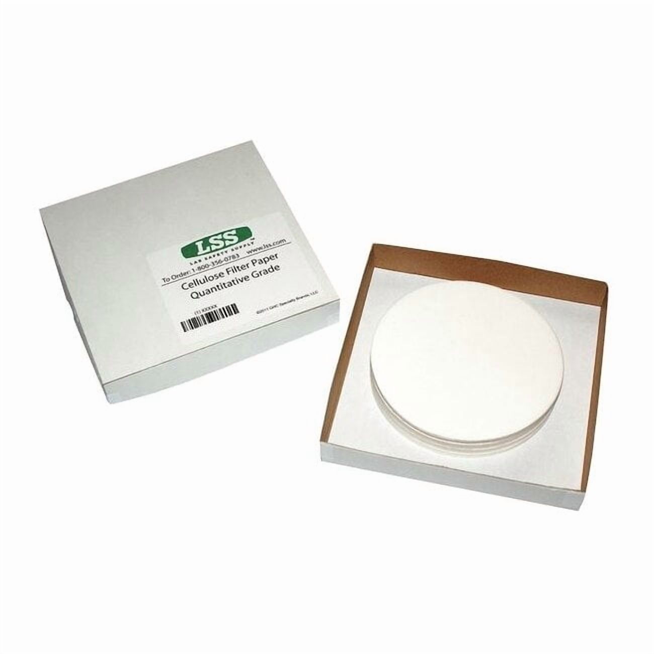 Labexact Filter Paper,Pore 2.5um,Dia 18.5cm,PK100 12K929
