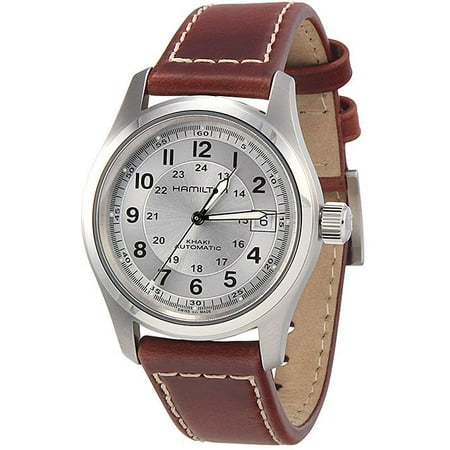 Hamilton Khaki Field Silver Dial Mens Watch H70455553 - Walmart.com