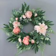 thumbnail image 1 of Realistic Spring Front Door Wreath Artificial Flower Wreath Hanging Celebration for Summer, 1 of 9