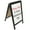 Black, variant on Excello Global Products Indestructible A-Frame Whiteboard, Dry-Erase Board, Presentation Board for Meetings, and Collaborative Sessions, Brown, 40" x 22"