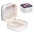 thumbnail image 2 of Starry Unicorn Travel Portable Square Jewelry Box Organizer for Rings Earrings Necklaces Bracelets Girls Women, 2 of 7