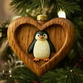 thumbnail image 4 of Rapeiae Christmas Animals Print Acrylic Hanging Christmas Gifts for Family Colleagues Christmas Tree Decoration, 4 of 8