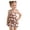 swimwear 186#Coffee, variant on WAYUTE Girls Swimsuits Toddler Kids Floral Print Cute Comfort One Piece Swimwear with Adjustable Straps Water Activities