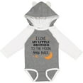 thumbnail image 3 of Inktastic I Love My Little Brother to the Moon and Back Boys or Girls Long Sleeve Baby Bodysuit, 3 of 5