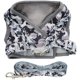 thumbnail image 2 of Arnés para perros, Arnés ajustable para perros Easy Fit, para cachorros pequeños y medianos (M) - Gris esquí esquí Gafas de esquí, 2 of 5