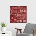 thumbnail image 3 of Great Big Canvas "Holiday Type II"  by Elizabeth Medley Burgundy Pink   Wrapped Canvas Print Wall Artwork, 3 of 7