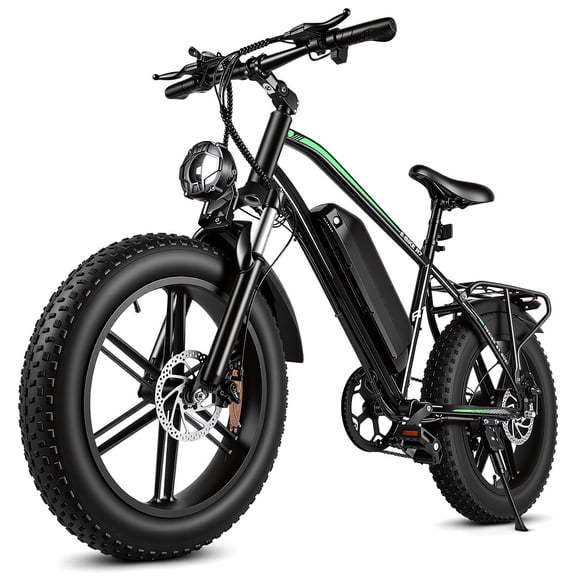 VTOKW Electric Bike for Adults, Peak 1000W Electric Bicycle, 20X4.0" Fat Tire Ebike, 25MPH Mountain Bike, 48V/13AH Battery, 38 Miles Range E Bike for Cycling, 7-Speed E-Bike, Ebike for Adults UL2849
