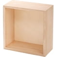thumbnail image 3 of 8 Pack Unfinished Wooden Box, 6 x 6 Inch Square Rustic Wooden Box Storage Organizer Boxes Small Wood Boxes for Crafts, Centerpiece, Home Decor, Storage, Collectibles, Succulent, Drawer, 3 of 8