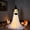 B, variant on Illuminated Ghostly Halloween Decoration,47 Inch High Halloween Light Up Ghost Decor With Witch Hat Standing Led Ghost Light Fabric Figure For Garden Porch Use Fabric Ghostly Decoration.