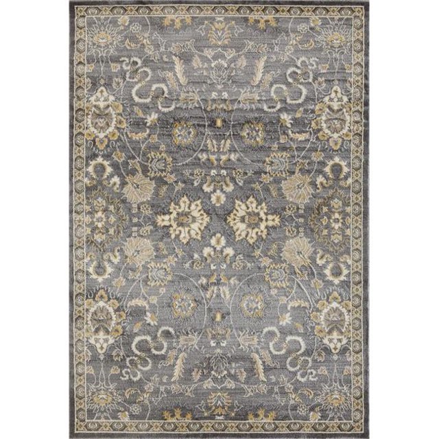 Art Carpet 21261 5 x 8 ft. Arbor Collection Bouquet Woven Area Rug, Gray