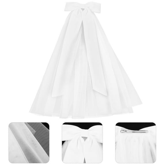 TEHAUX White Wedding Veil for Women, Bridal Hair Accessory, 1 Pack, Elegant Tulle Veil for Weddings and Special Occasions