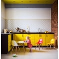 thumbnail image 4 of 2xhome Set of 4 Kids Size Plastic Toddler Chairs with Natural Wooden Dowel Legs, Yellow, 4 of 11