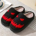 thumbnail image 3 of Halloween Slipper Cozy Indoor Outdoor Fuzzy Slippers Home Shoes for Women Men, 3 of 5