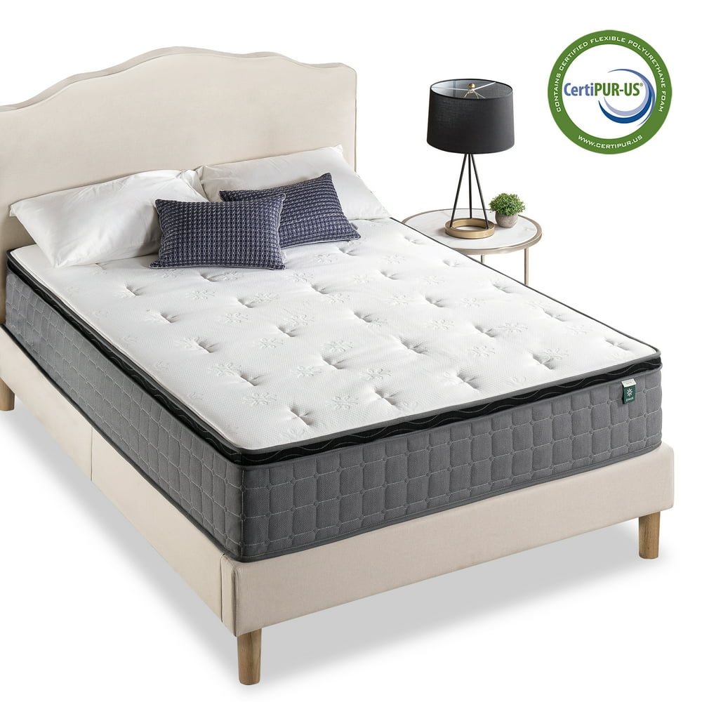 Slumber 1 by Zinus 12” Cool Touch Comfort GelInfused Hybrid Mattress