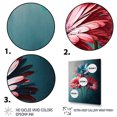 thumbnail image 3 of Designart Pink And Blue Flower Gerbera I Canvas Wall Art, 3 of 5