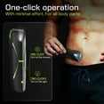 thumbnail image 4 of Electric Body Hair Trimmer, Manscape Groin Pubic Hair Trimmer Wet/Dry Shaver Groomer Replaceable Ceramic Blade Clipper, Type-C Rechargeable Cordless, 4 of 8