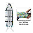 thumbnail image 4 of HELLHERO Colorful Quilted Floral Ironing Board Cover Easy Fit Durable Breathable Protection Covers(Not Heat Insulating), 4 of 5