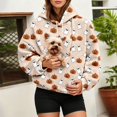 thumbnail image 2 of Xijirk Halloween All‑Over Print Pet Pouch Hoodie Kangaroo Carrier Pocket Drawstring Pullover Size:S, 2 of 6