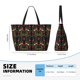 thumbnail image 4 of Disketp Mexican Flower 2 Bolsa de Playa de Gran Capacidad, Bolso Impermeable y a Prueba de Arena para Mujer, Ideal para Playa, Piscina y Natación, 4 of 7